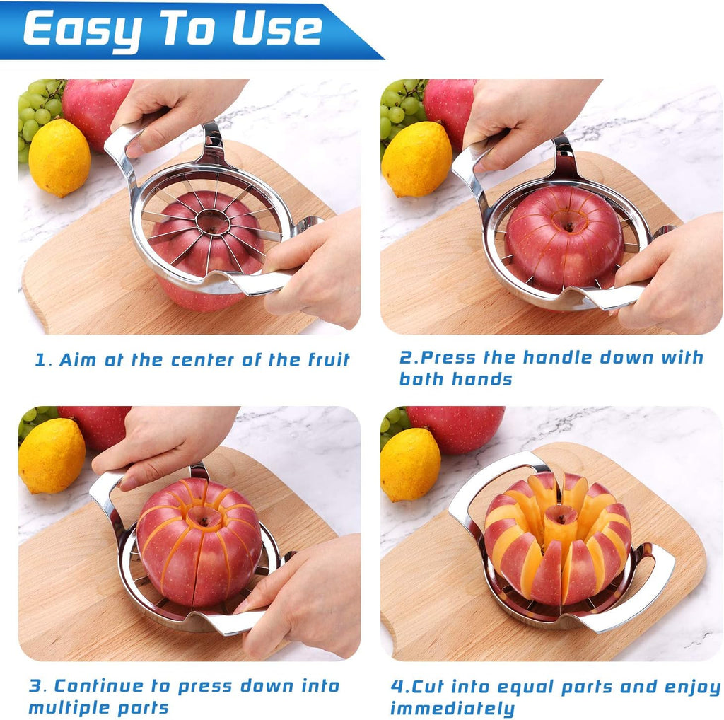 Sinnsally 12-Blade Large Stainless Steel Apple Slicer and Corer product image